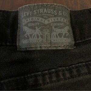 Levis high rise skinny jeans